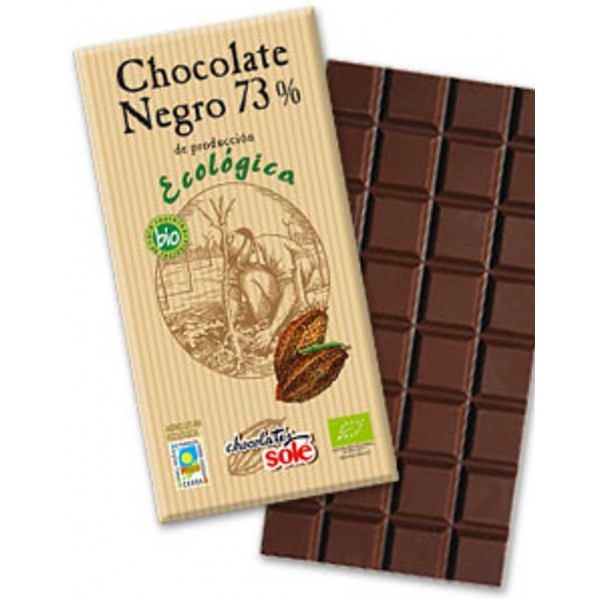 Xocolata negra 73% 100g.