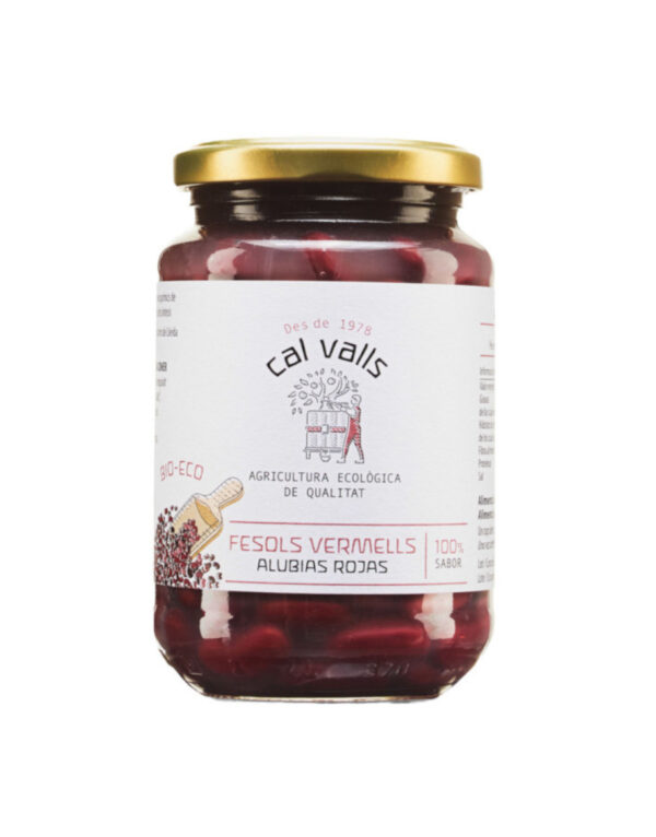 Fesols vermells cuits 350 g.