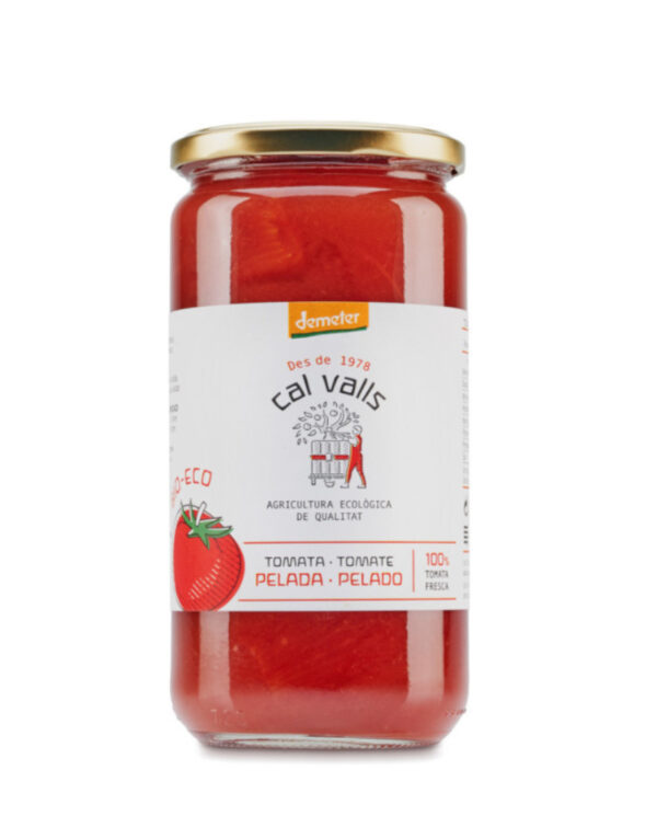 Tomàquet sencer pelat 660 g.