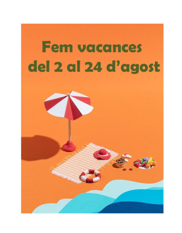 TANCAT PER VACANCES