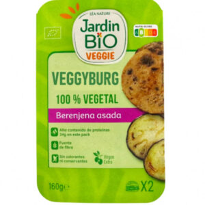 Hamburgueses d'albergínia escalivada