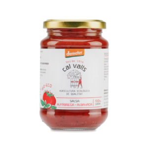 Salsa amb alfàbrega 350 g.